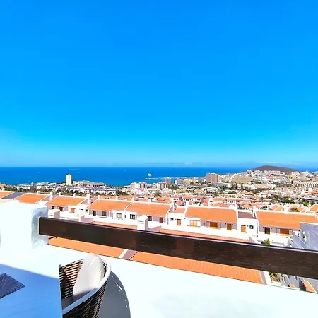 Cristianos - Breathtaking View, Ac, Heated Pool, Fibre Net