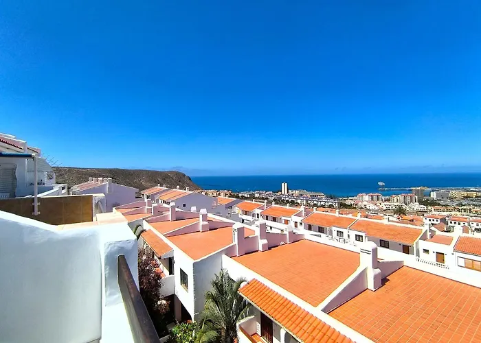 Cristianos - Breathtaking View, Ac, Heated Pool, Fibre Net 아파트 로스크리스티아노스